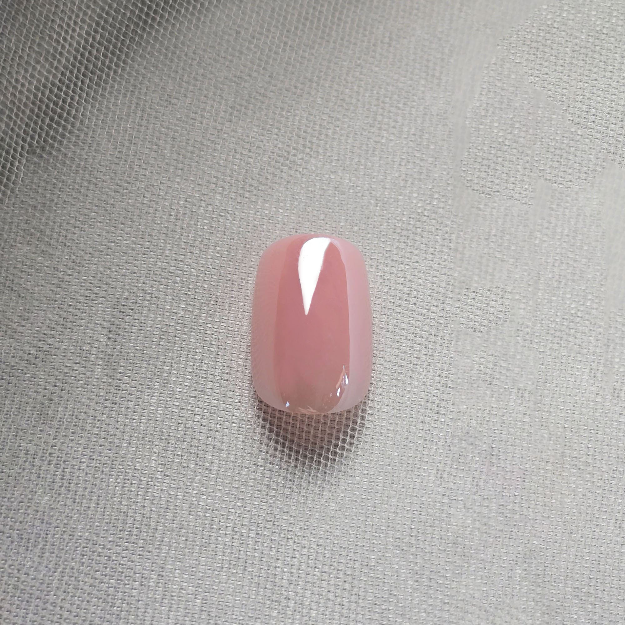 Rose Glazed Square Softgel Press-On Nails