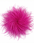 Baesics® Straußenfeder-Brosche & Haarclip in Pink