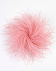 Baesics® Straußenfeder-Brosche & Haarclip in Pinkesque