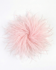 Baesics® Straußenfeder-Brosche & Haarclip in Rosa