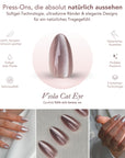 Viola Cat Eye Almond Softgel Press-On Nails