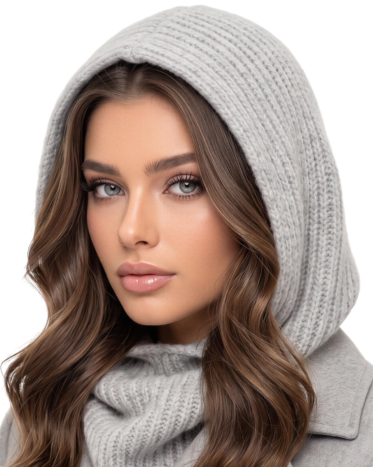 Baesics® Balaclava Kapuzenschal Grau