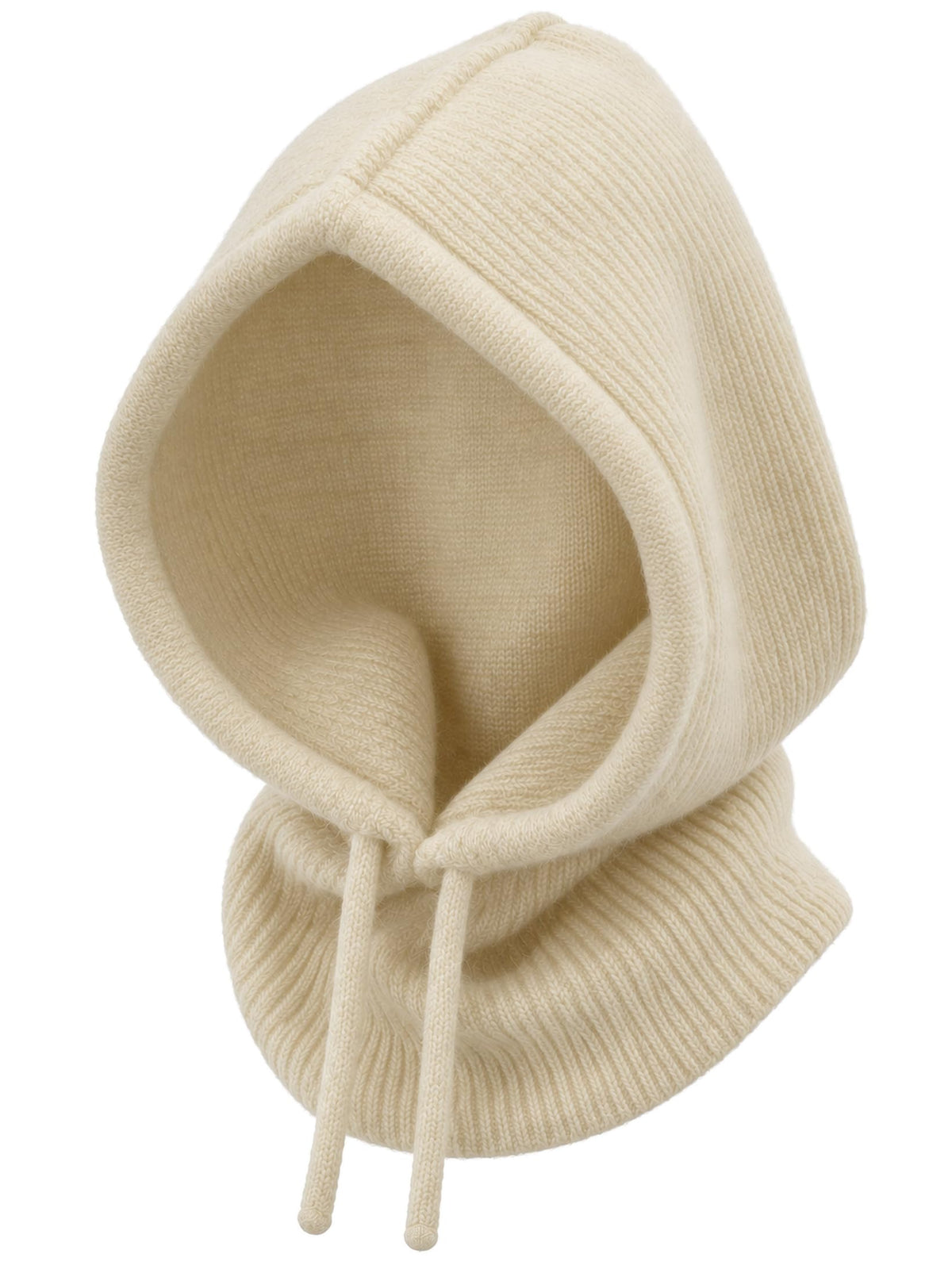Baesics® Balaclava Kapuzenschal mit Wolle Damen &amp; Herren Creme