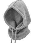 Baesics® Balaclava Kapuzenschal mit Wolle Damen & Herren Grau