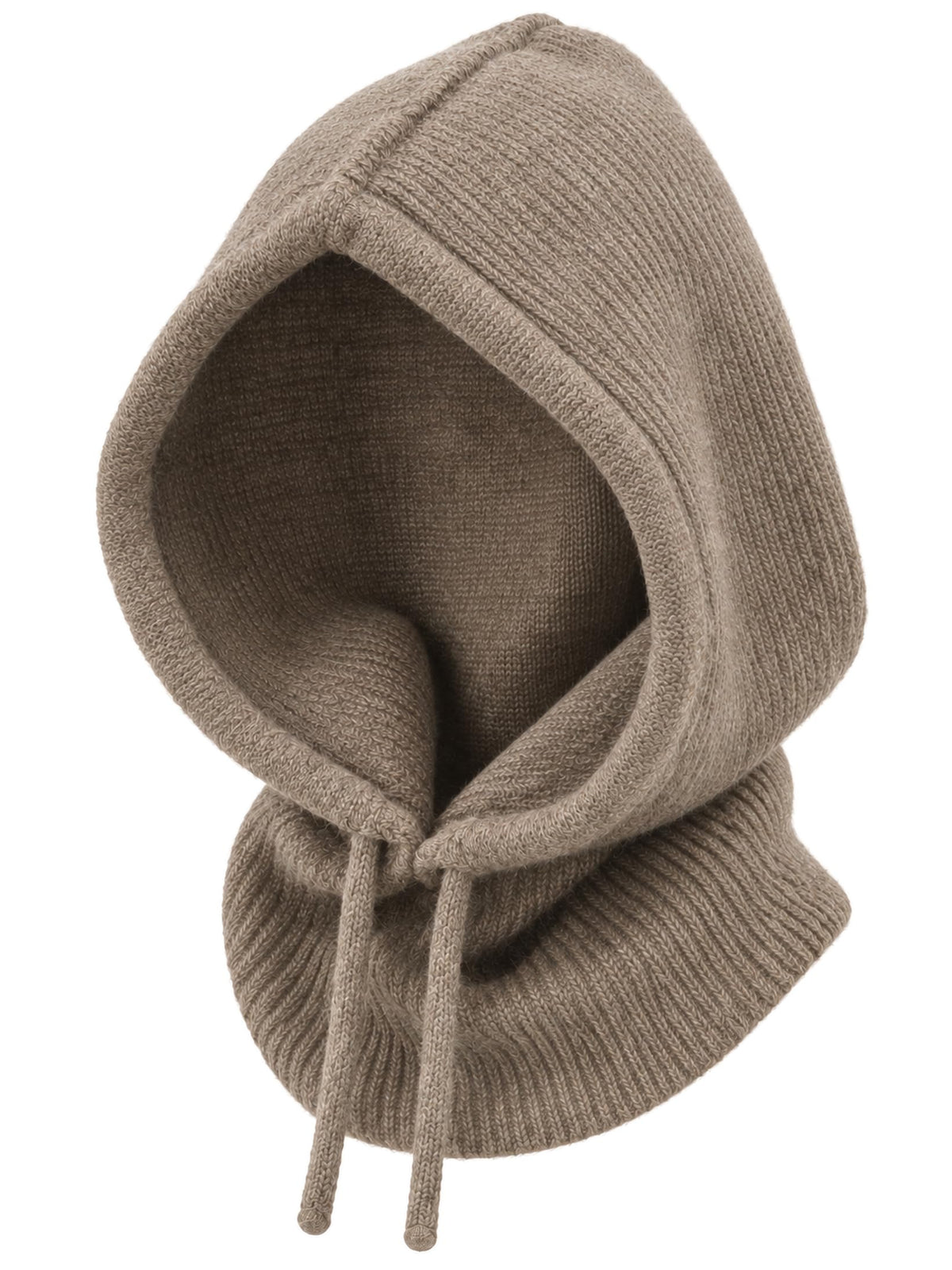 Baesics® Balaclava Kapuzenschal mit Wolle Damen &amp; Herren Taupe