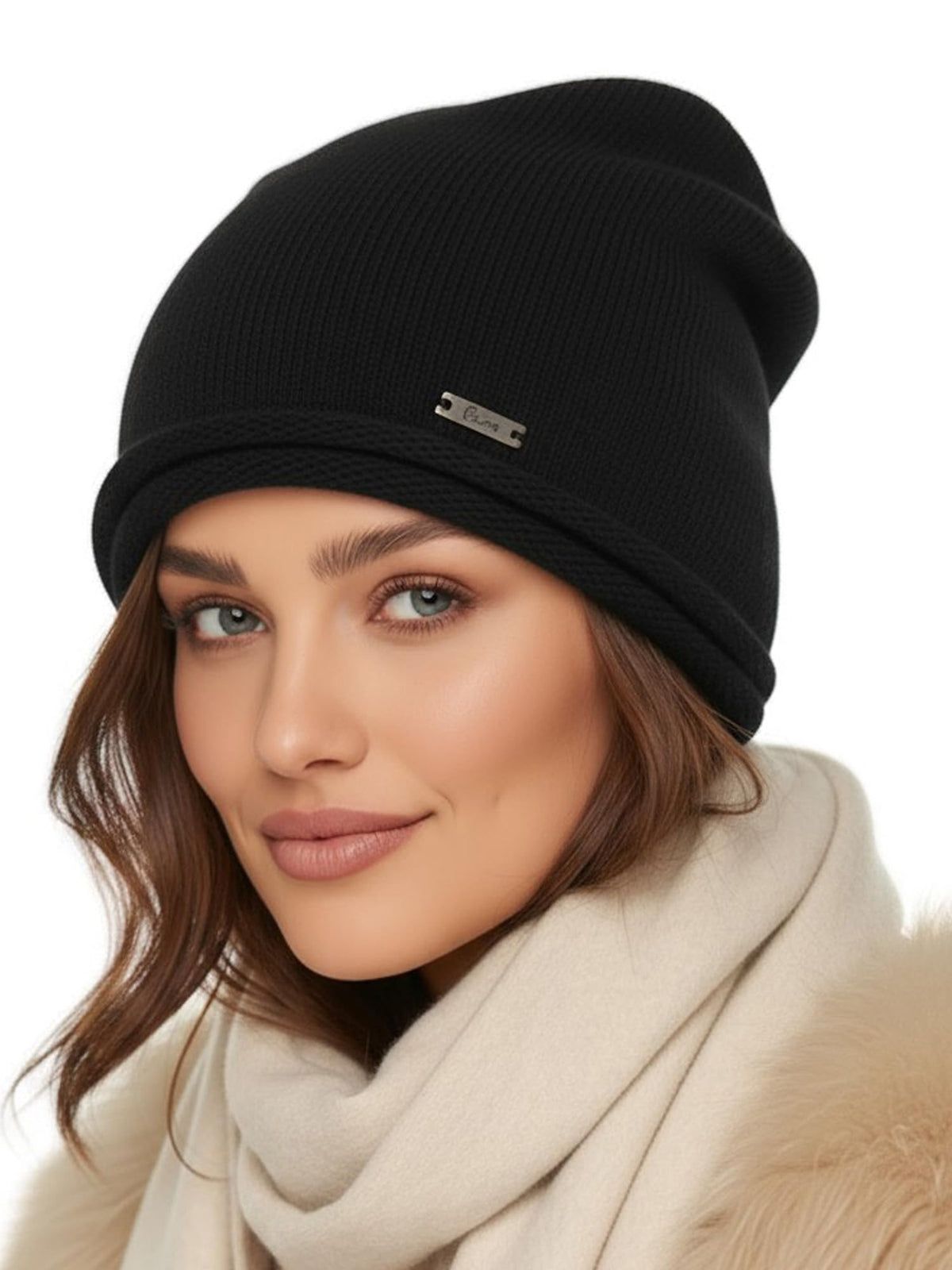 Baesics® Beanie Herren Schwarz