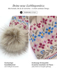 Baesics® Bommelmütze Alpenblumen