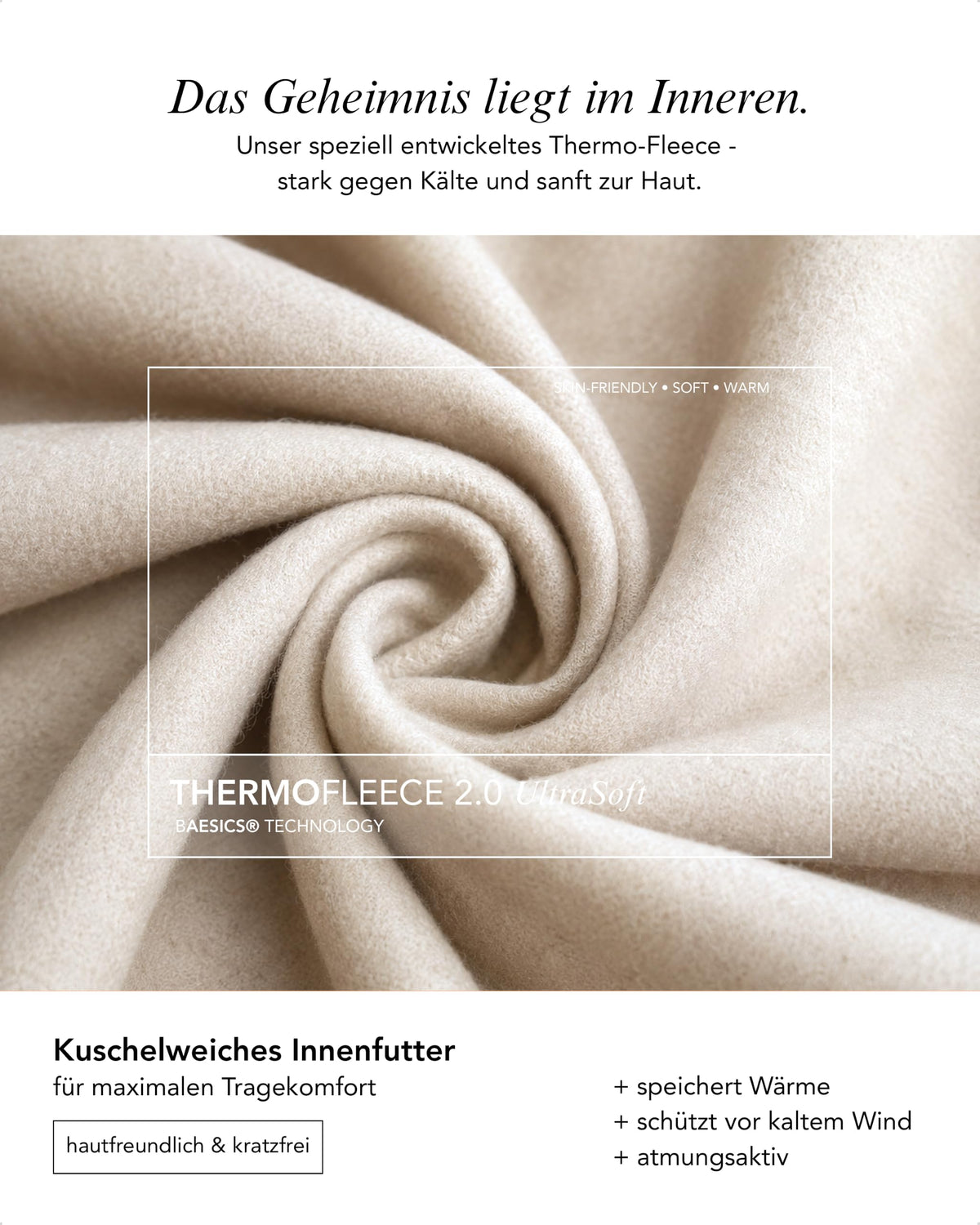 Baesics® Bommelmütze Grobstrick Zopf