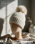 Baesics® Bommelmütze Merino Grobstrick
