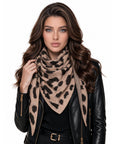 Baesics® Dreieckstuch Leo Damen Camel