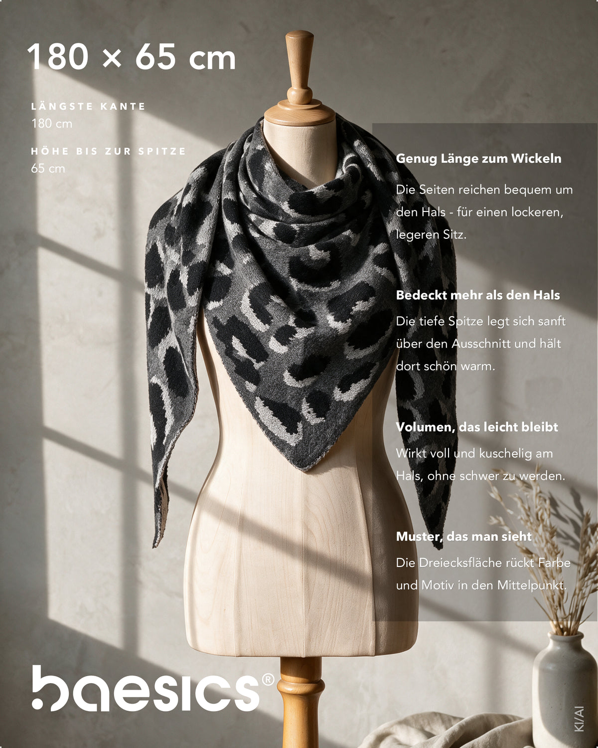 Baesics® Dreieckstuch Leo Damen