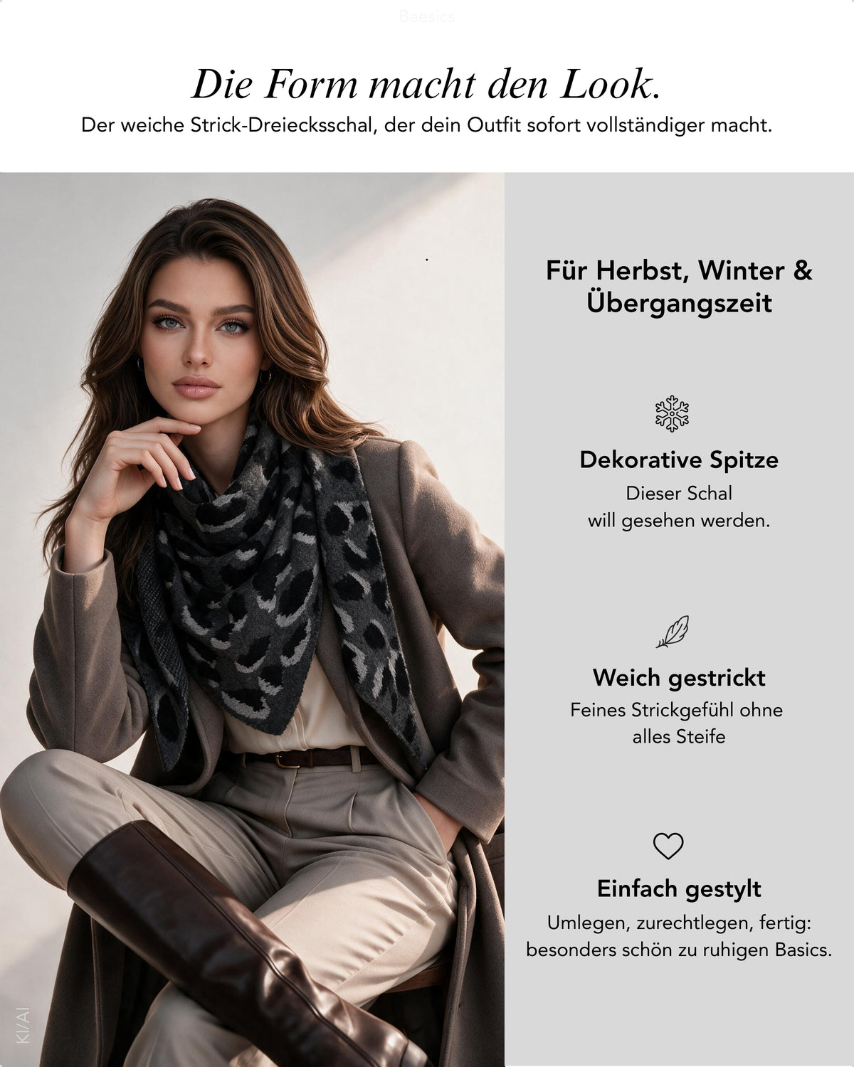 Baesics® Dreieckstuch Leo Damen
