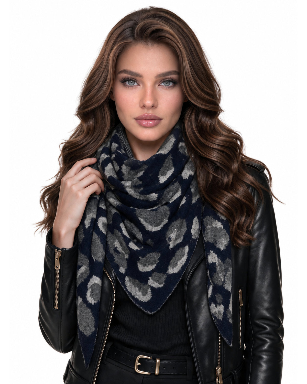 Baesics® Dreieckstuch Leo Damen Marine