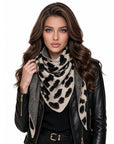 Baesics® Dreieckstuch Leo Damen Taupe