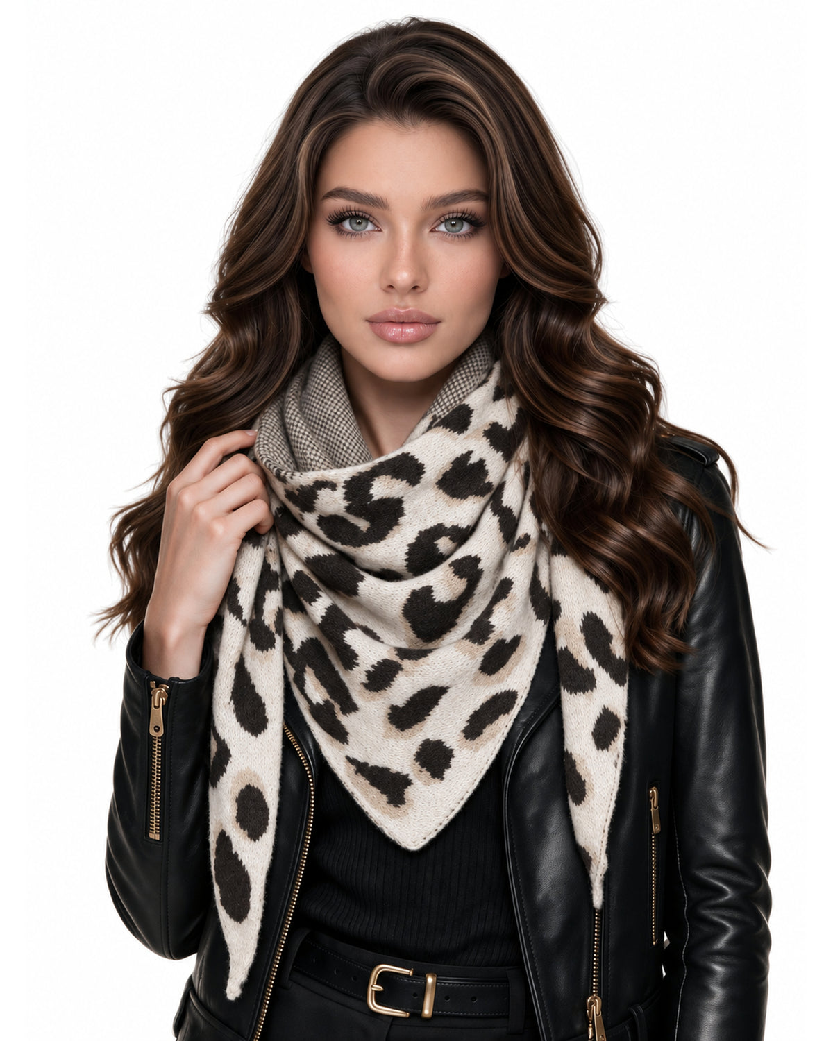 Baesics® Dreieckstuch Leo Damen Weiß