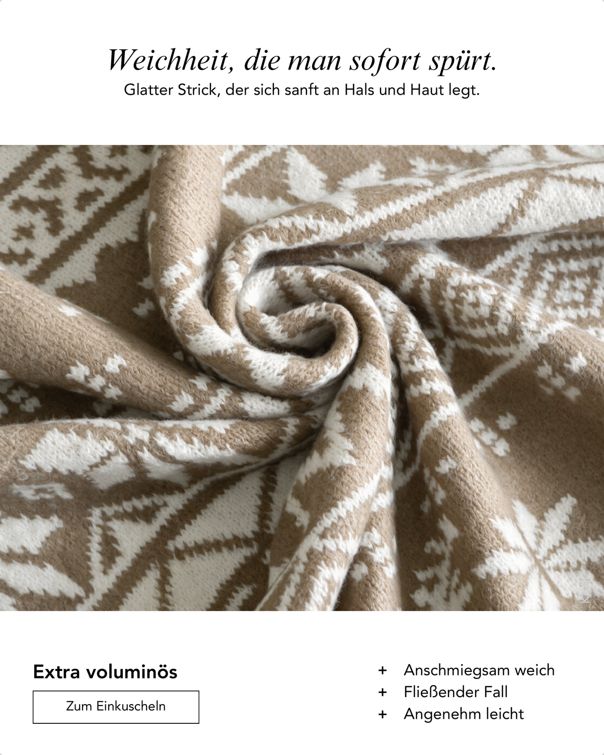 Baesics® Dreieckstuch Wintermotive Damen
