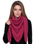 Baesics® Dreieckstuch XXL Damen Bordeaux