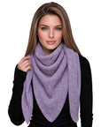 Baesics® Dreieckstuch XXL Damen Lila
