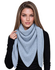 Baesics® Dreieckstuch XXL Damen Puderblau