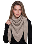 Baesics® Dreieckstuch XXL Damen Taupe