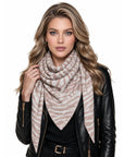 Baesics® Dreieckstuch Zebra Damen Altrosa