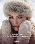 Baesics® Fäustlinge Damen Kunstfell