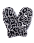 Baesics® Fäustlinge Damen Kunstfell Leo Leo Grau