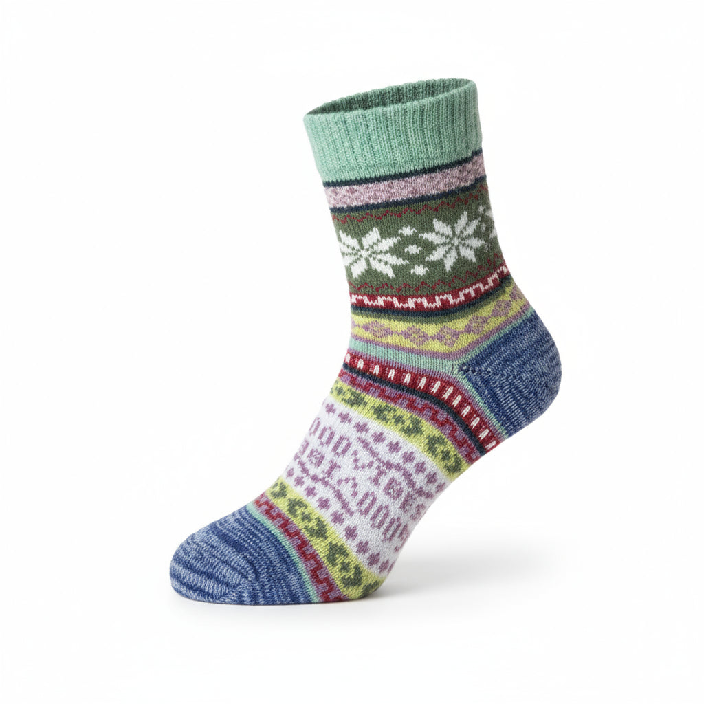 Baesics® Alpakasocken 3er Pack – Warme Wollsocken Damen &amp; Herren | Zufälliger Farbmix