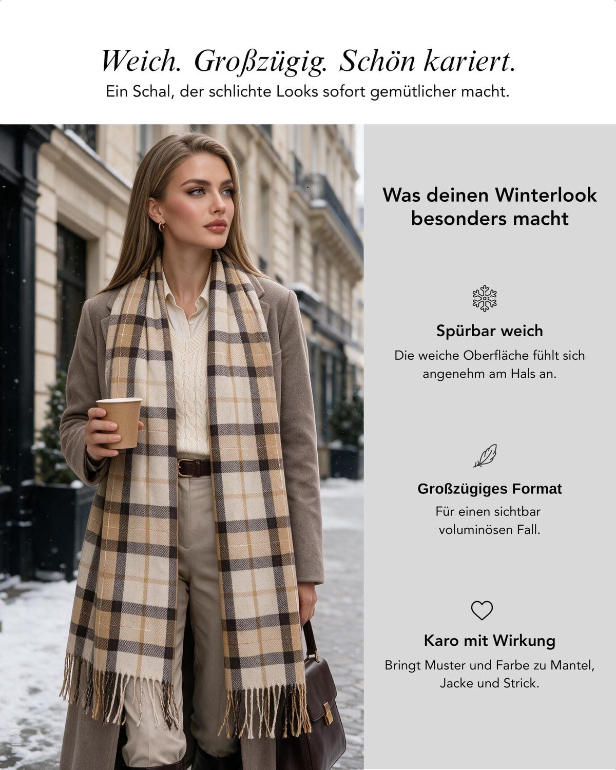 Baesics® Glencheck Schal