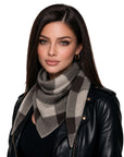 Baesics® Halstuch Kariert Damen Braun