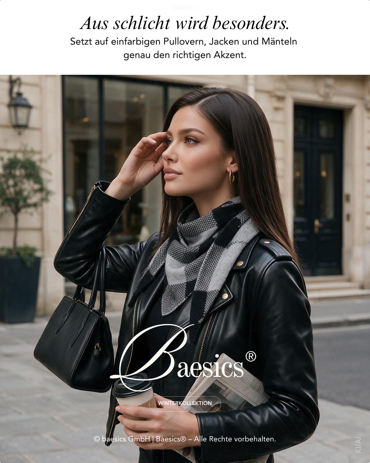Baesics® Halstuch Kariert Damen