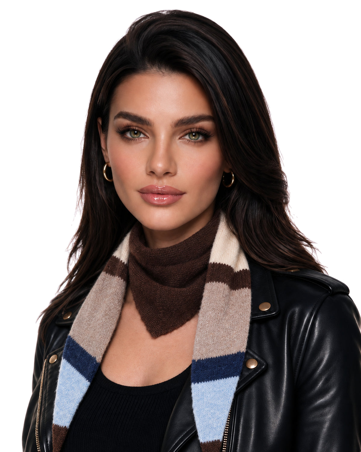 Baesics® Halstuch Streifen Damen Beige