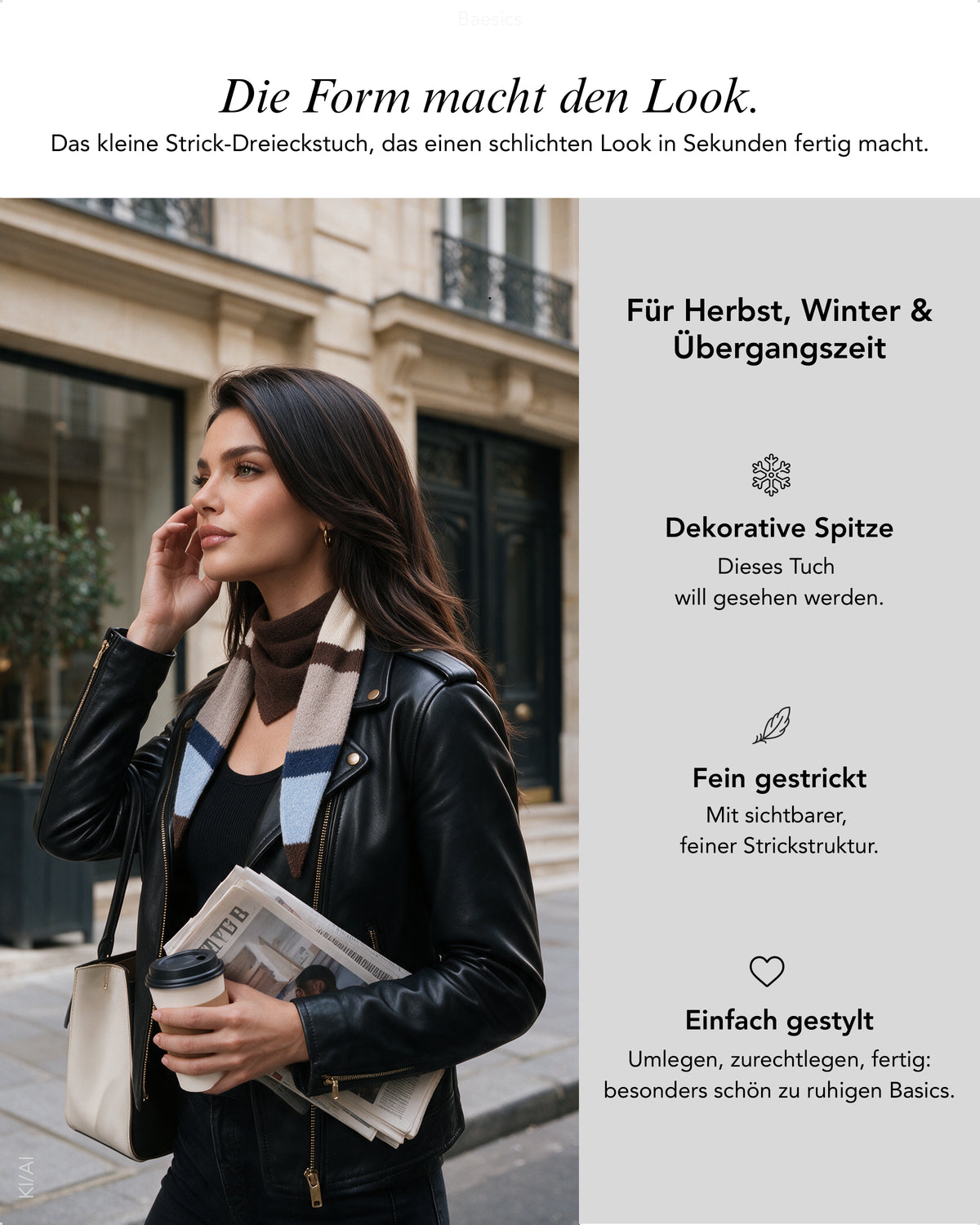 Baesics® Halstuch Streifen Damen