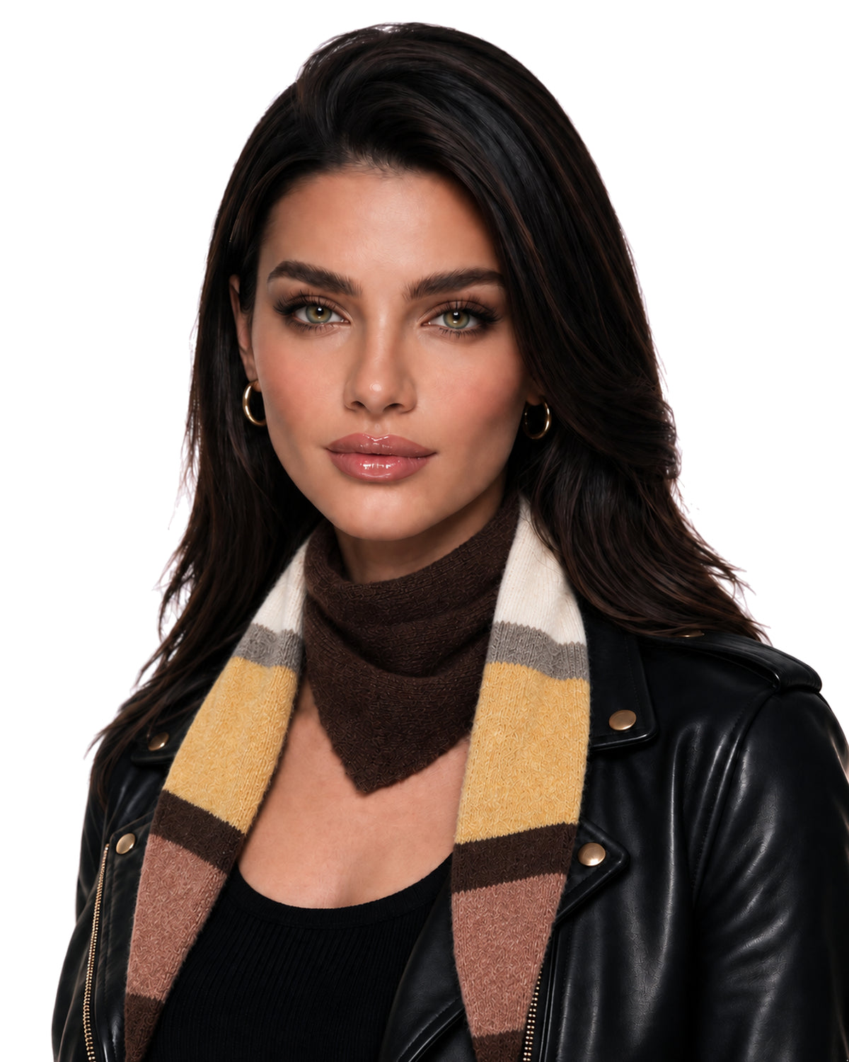 Baesics® Halstuch Streifen Damen Rost