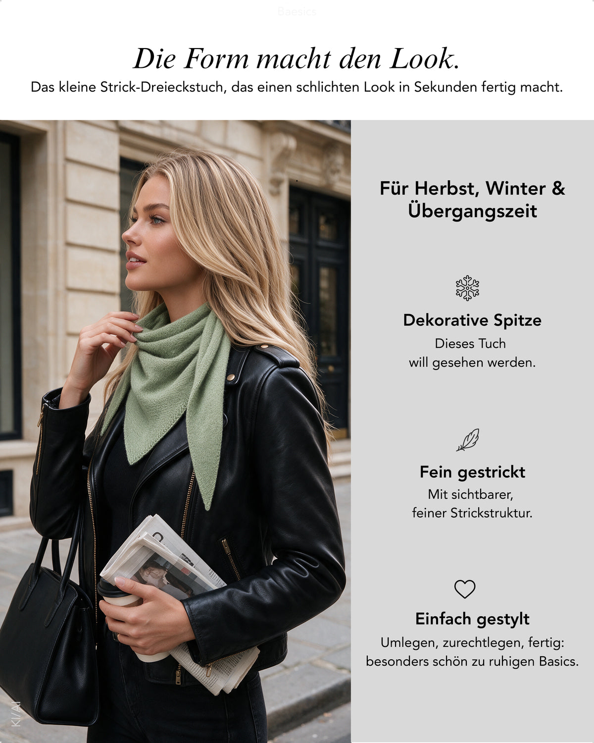 Baesics® Halstuch Uni Damen