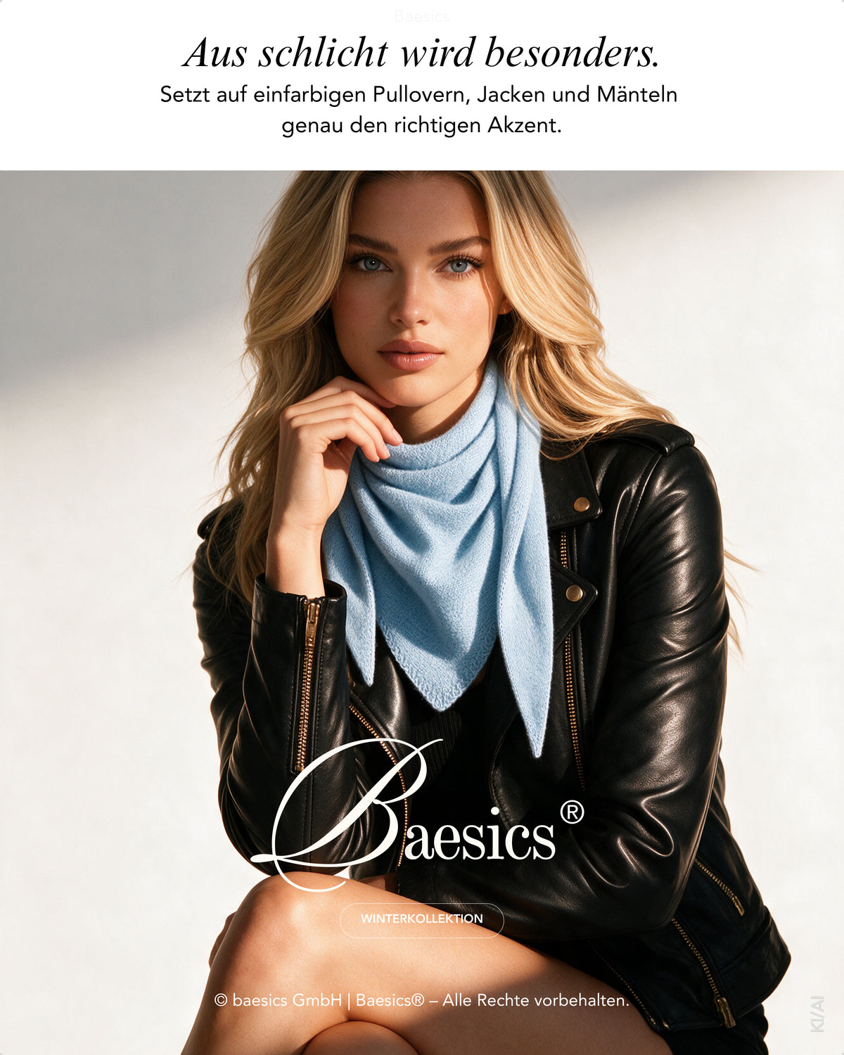 Baesics® Halstuch Uni Damen