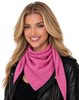 Baesics® Halstuch Uni Damen Pink