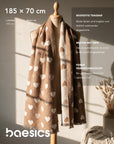 Baesics® Herz Schal Jacquard