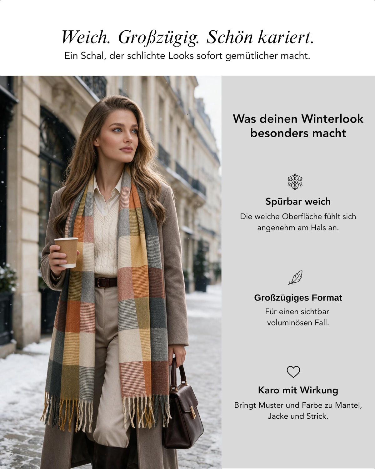 Baesics® Karo Schal Klassisch