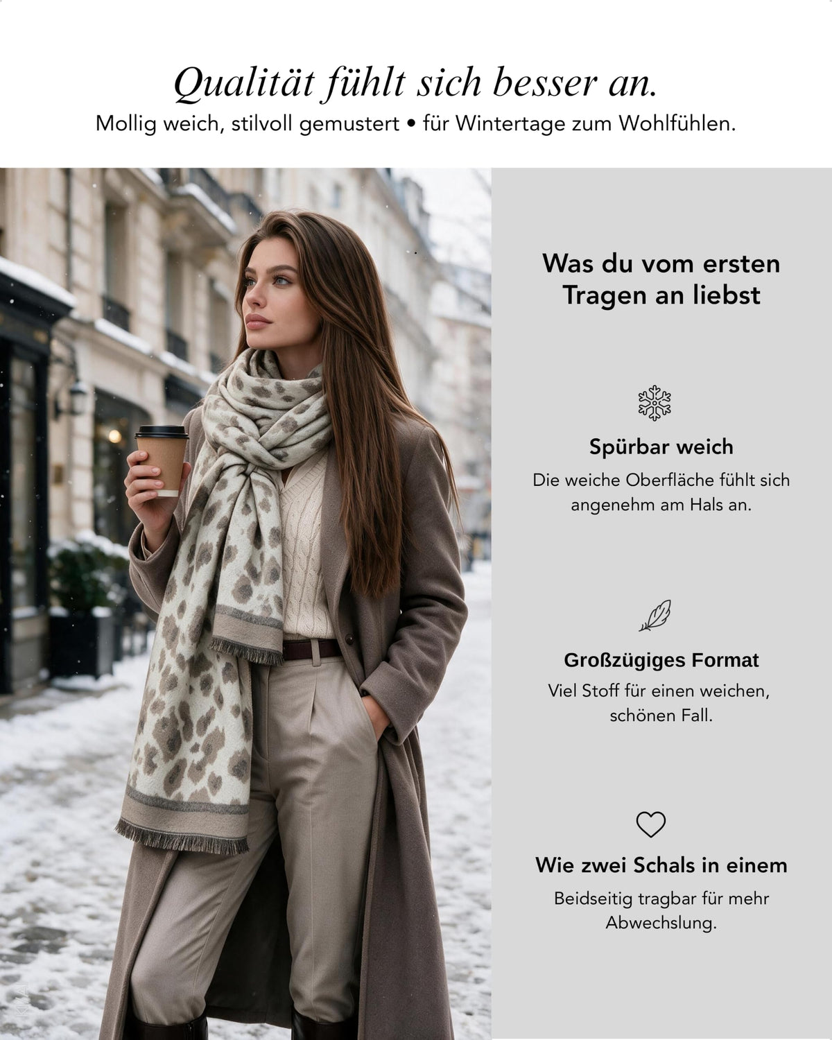 Baesics® Leo Schal Jacquard