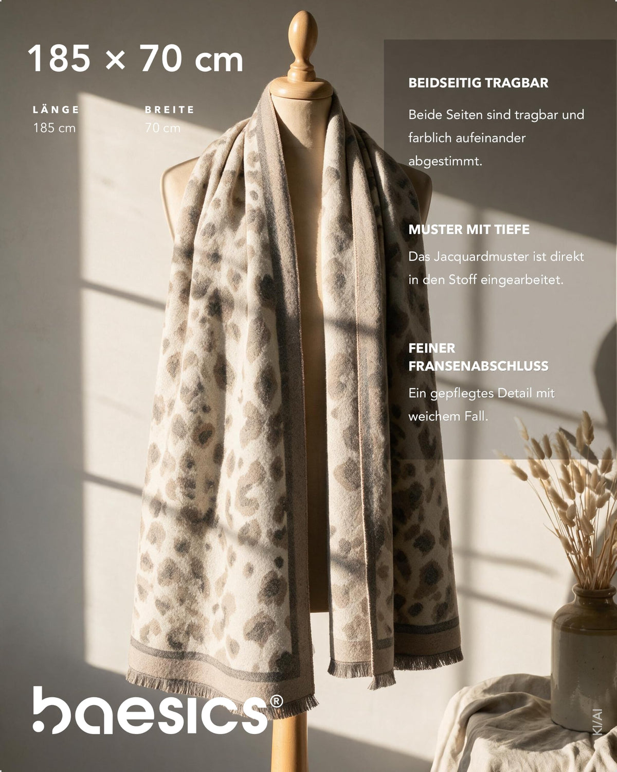 Baesics® Leo Schal Jacquard