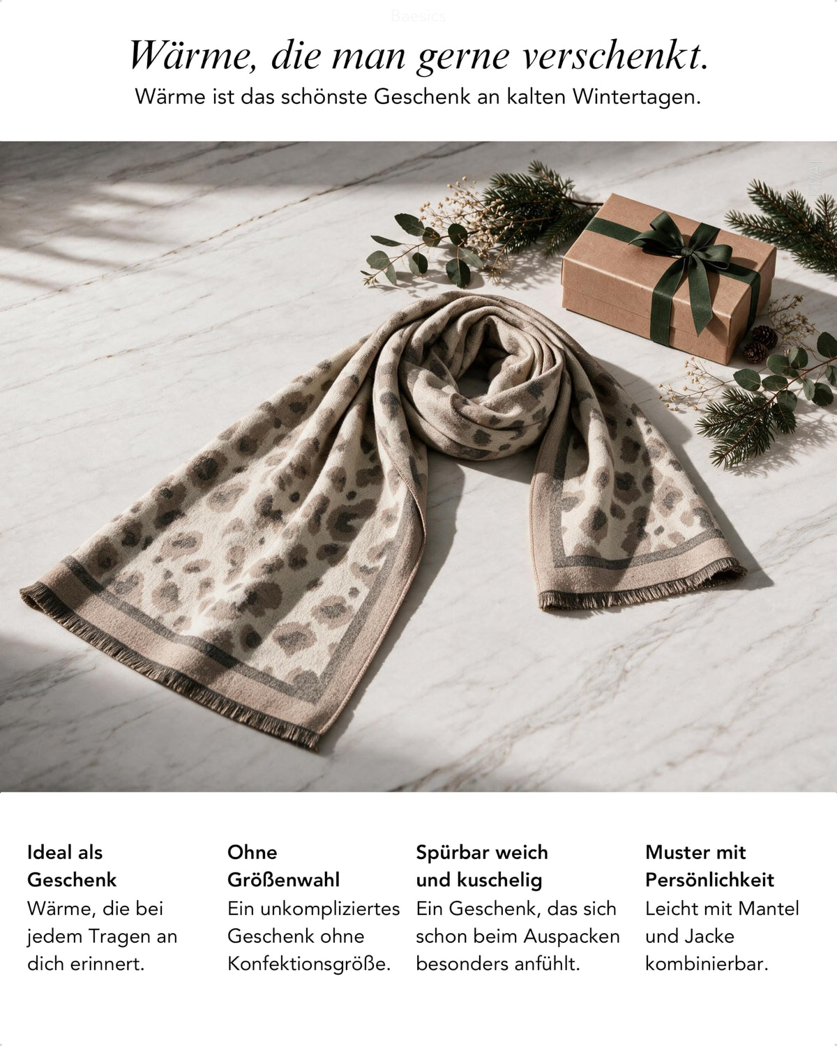 Baesics® Leo Schal Jacquard