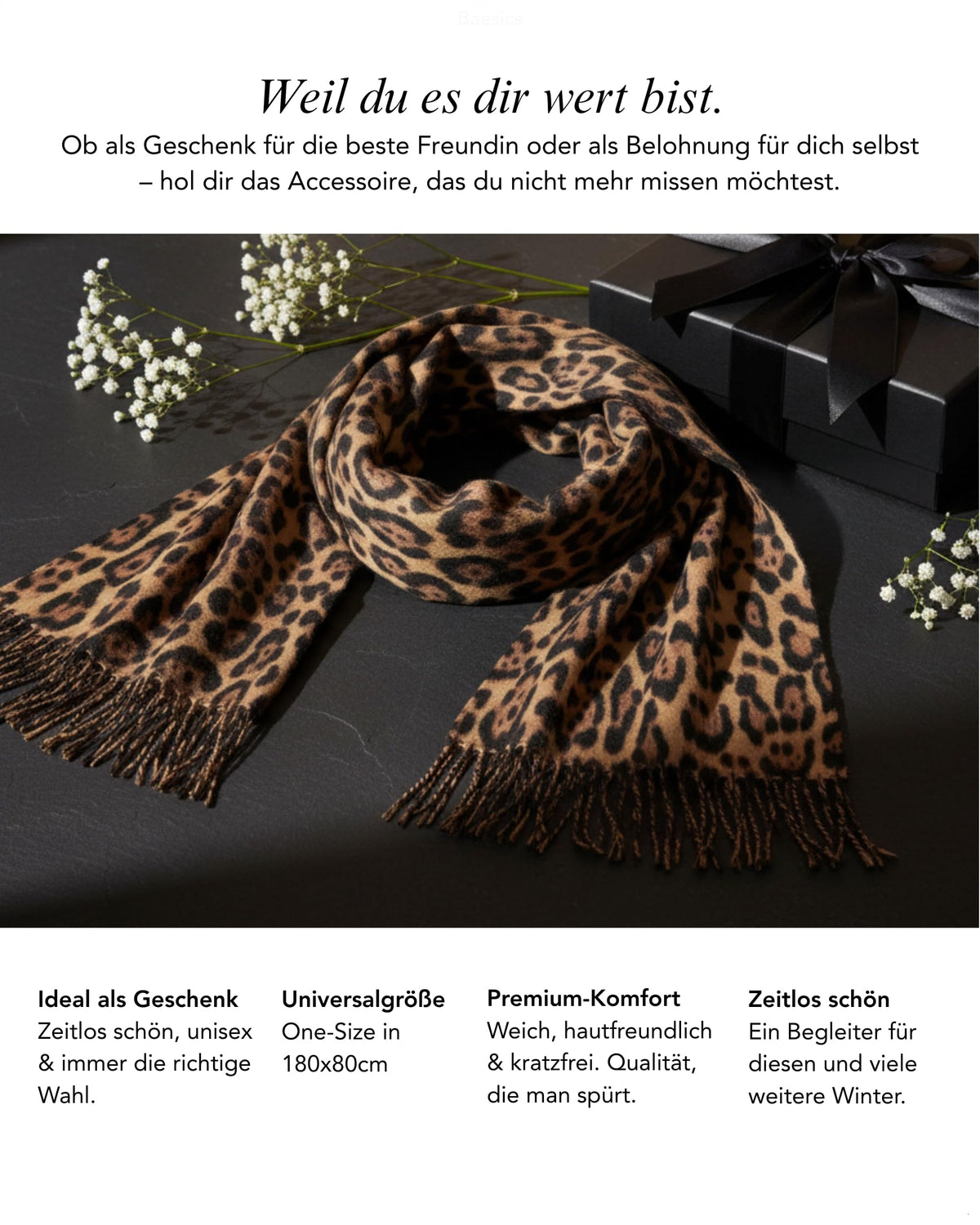 Baesics® Leo Schal Klassisch