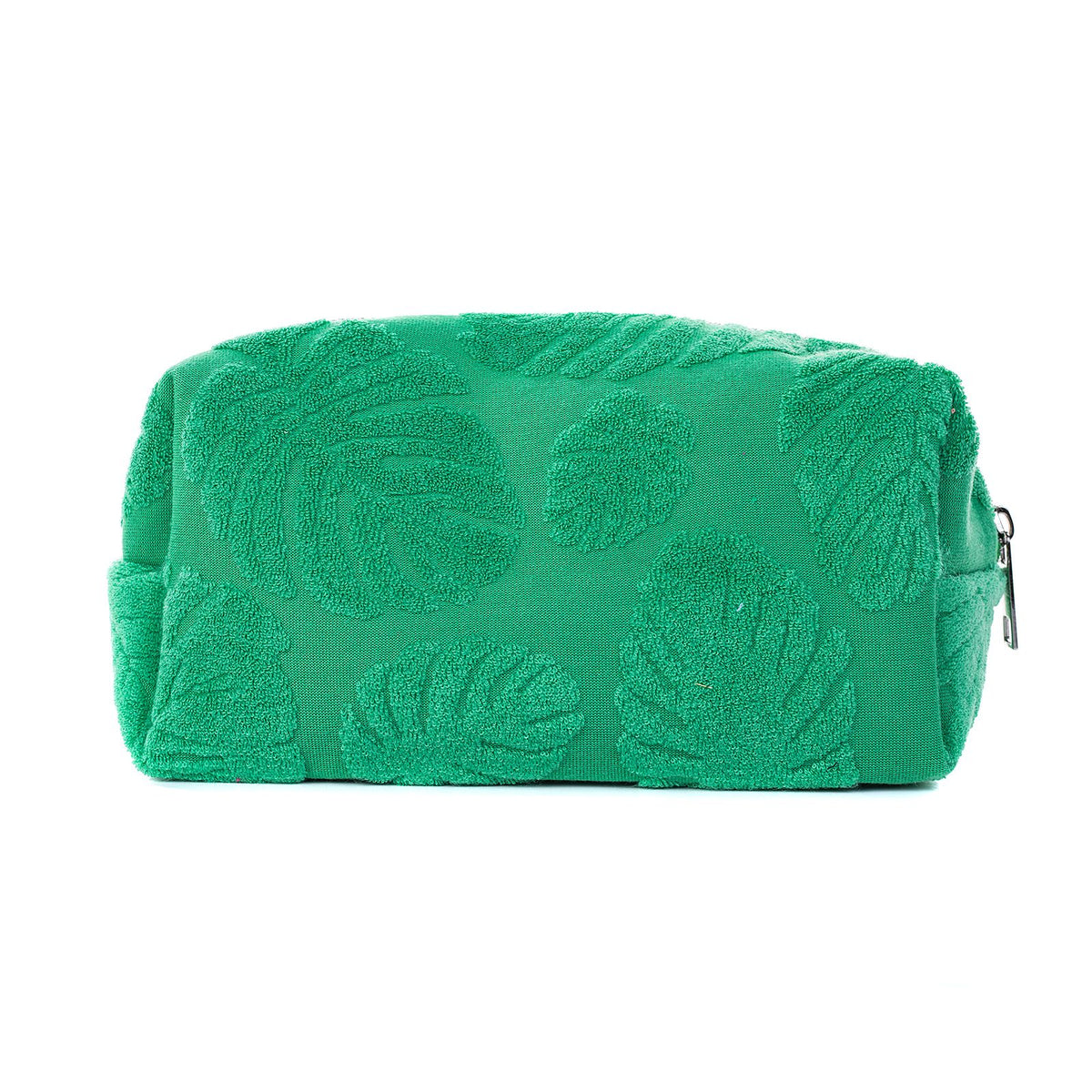Baesics® Kosmetiktasche Monstera S – Kulturtasche 20 × 10 × 10 cm mit Reißverschluss