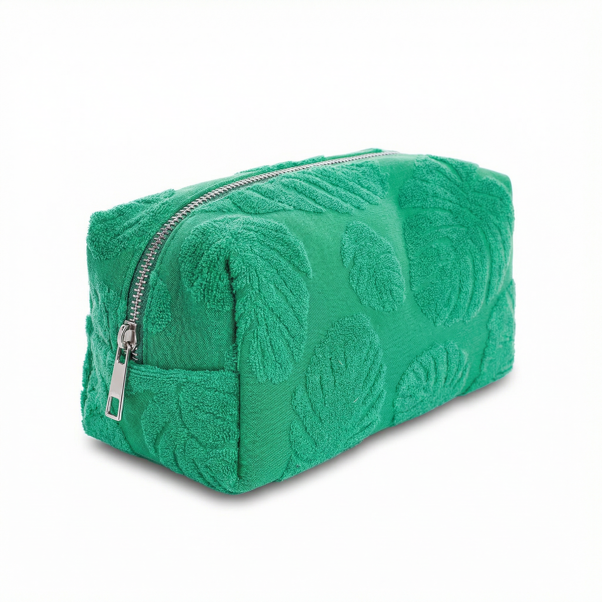 Baesics® Kosmetiktasche Monstera S – Kulturtasche 20 × 10 × 10 cm mit Reißverschluss