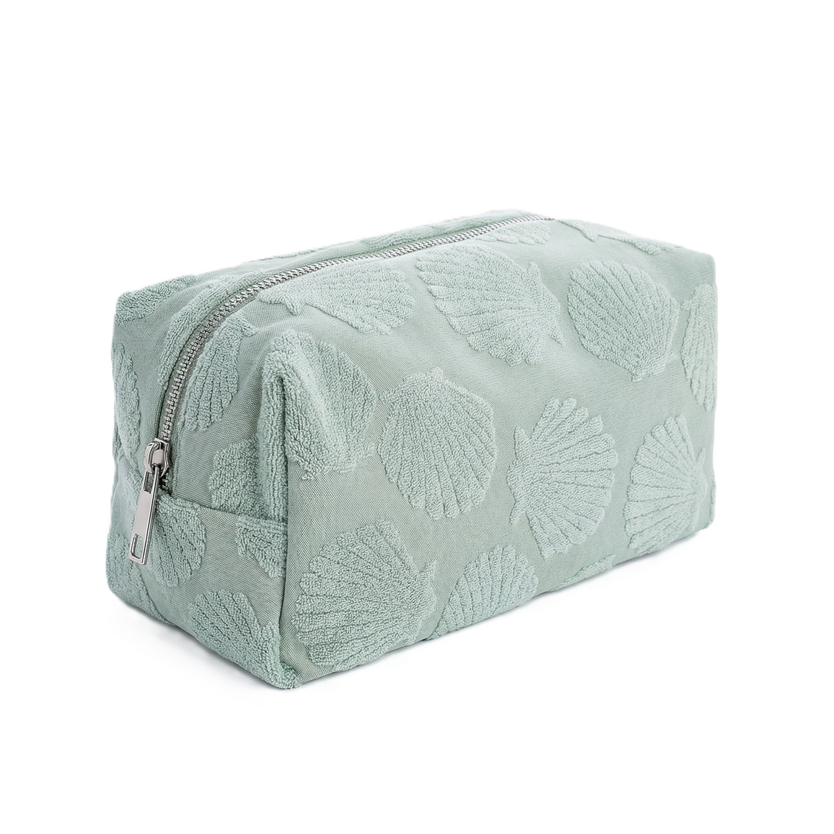 Baesics® Kosmetiktasche Muschel S – Kulturtasche 20 × 10 × 10 cm mit Reißverschluss
