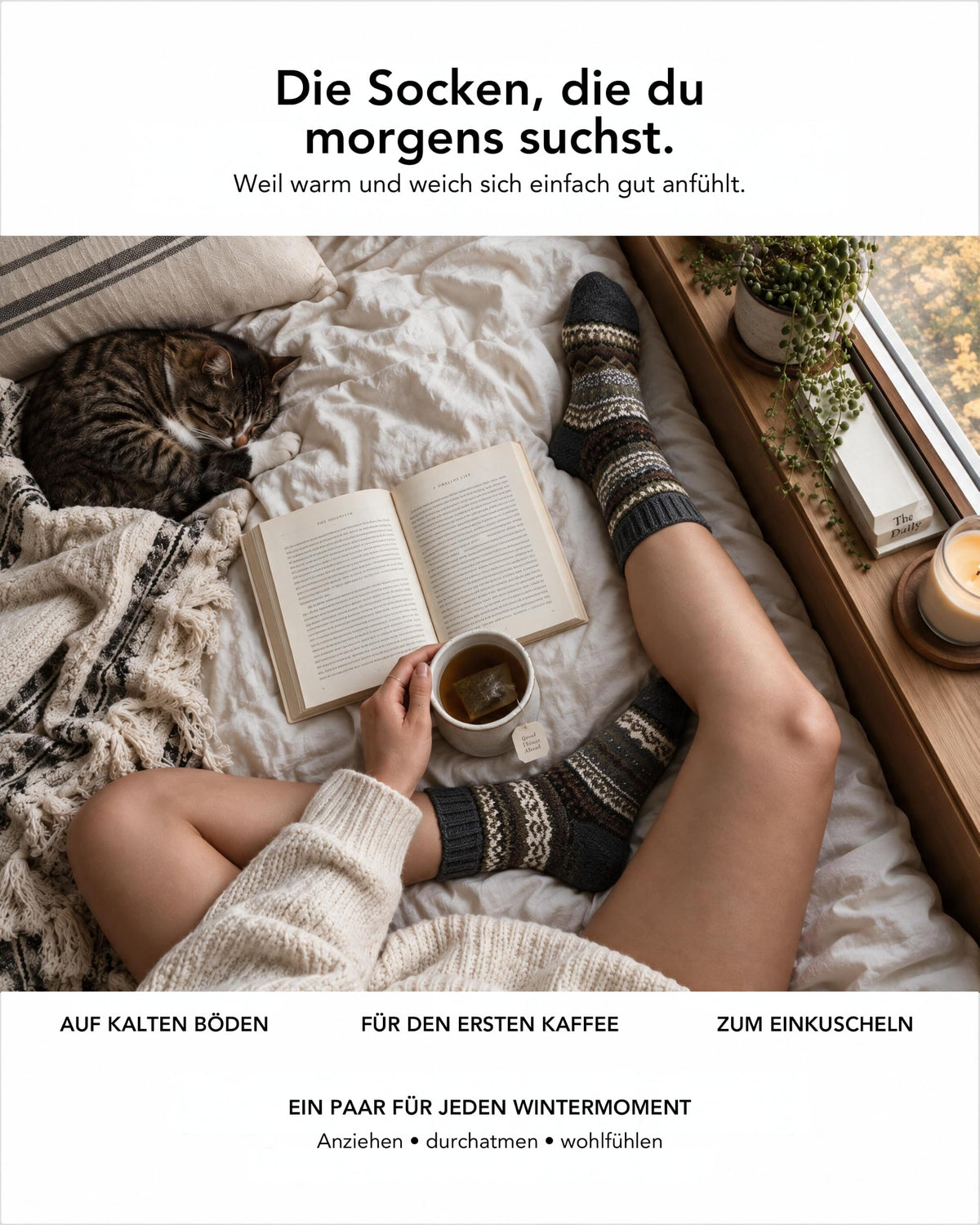 Baesics® Norweger Wollsocken Damen &amp; Herren
