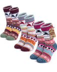 Baesics® Norweger Wollsocken Zopf Damen & Herren 39-42