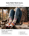 Baesics® Norweger Wollsocken Zopf Damen & Herren