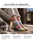 Baesics® Norweger Wollsocken Zopf Damen & Herren